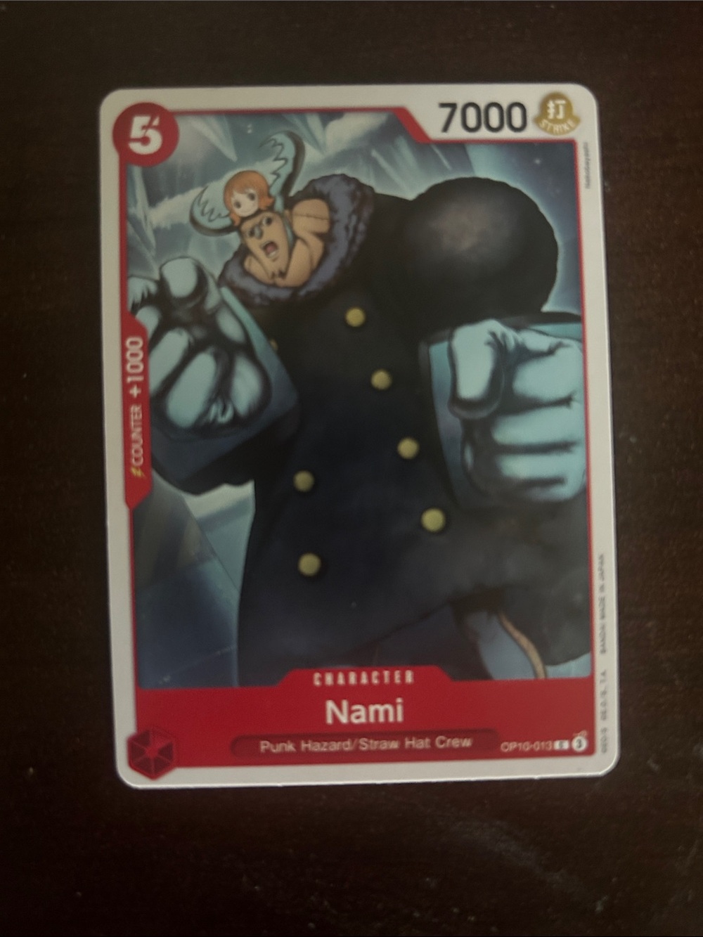 Onepiece Nami Character Trading Card
